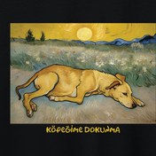 Resim Huzur - Van Gogh Sokakta Oversize Tişört 