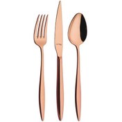 Resim Aryıldız Elegant S Bronz 24 Parça 6 Kişilik Çatal Kaşık Bıçak Takımı 