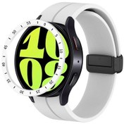 Resim Sones Samsung Galaxy Uyumlu Watch 6 Classic 43mm Akıllı Saat Kadran Koruma Çerçevesi, Zaman Ölçeği İle 