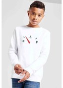 Resim Energy Baskılı Unisex Çocuk Beyaz Sweatshirt Beyaz 