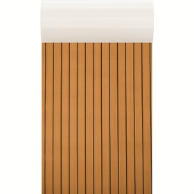 Resim EVA Köpük Tekne Zemin Matı - Kaymaz Kendinden Yapışkan Yapay Teak Deck Pad, Kabarık Dokulu, Kahverengi, Motorbotlar, Pontoons, Yatlar ve Deniz Kullanımı İçin Mükemmel, Tekne Zemin Matı 