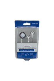 Resim YUES PSP 2000 Kumandalı Kulaklık – 3.5 mm Kablolu, Ses Kontrol Düğmeli, Tam Uyumlu Yedek Aksesuar 