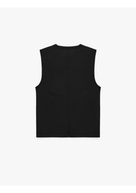 Resim Koton Bisiklet Yaka Straight Fit Kolsuz Spor Atlet Siyah 6sam30017nk 