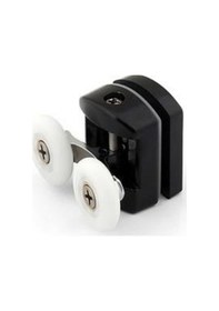 Resim Duşakabin Tekerleği Rulman Tekeri Seti Metal 8'Li Siyah 