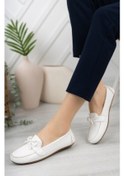 Resim Khayt Belare Casual Günlük Kadın Babet Ayakkabı Beyaz 