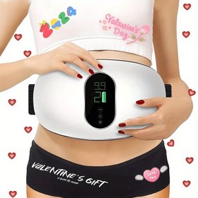 Resim Yeni USB Şarj Edilebilir Ayarlanabilir Yoğunlukta Tam Vücut Masaj Kemeri - Taşınabilir Zayıflama ve Şekillendirme Fitness Eğitmeni, 250mAh Lityum Pil ile Donatılmış, ≤36V Güvenli Çalışma, Dayanıklı Plastik Tasarım, Erkekler ve Kadınlar için Uygun, 5 Tatil İçin Mükemmel Hediye 