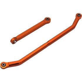 Resim Treapsures 1/12 MN128 MN86S Için Metal Ayarlanabilir Direksiyon Bağlantı Bağlantı Çekme Çubuğu G500 Yol Kamyonu Off Yol Kamyonu Turuncu B (Yurt Dışından) 