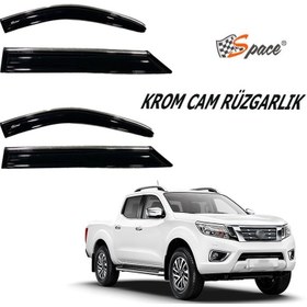 Resim Drs Tuning Krom Cam Rüzgarlığı Nissan Navara Pickup 2017-2021 / CARU404 