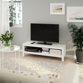 Resim Tv sehpası, beyaz, 120x35x36 cm 