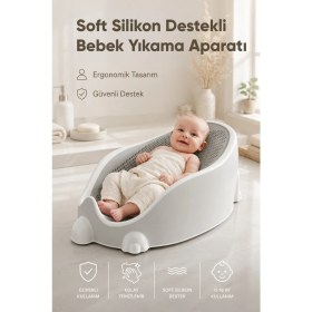 Resim Empressco Wumboo Soft Bebek Küveti - Soft Fileli Bebek Besleme Yıkama Banyo Küveti Bebek Banyo Oturağı - Fiyatı, Yorumları 