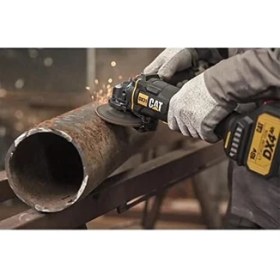 Resim TeknoKapsül DX31B 18VOLT 115MM Kömürsüz Profesyonel Avuç Taşlama, Akü Dahil Değil 