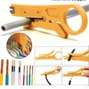 Resim Derwell Kablo Soyucu Kep Kep Kablo Soyma Aparatı Krone Bıçağı Stripper Bıçak Crimper Kablo Sıyırıcı 