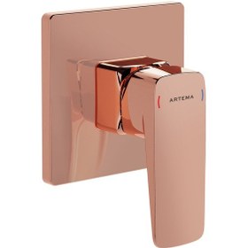 Resim Artema Root Square A4275126 Ankastre Duş Bataryası Bakır 