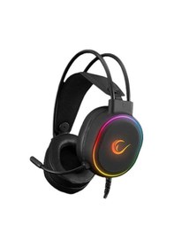 Resim Rampage ROGUE Siyah Usb Rgb Ledli Gaming Esnek Mikrofonlu Oyuncu Kulaklık 