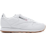Resim Reebok Erkek Classic Leather Beyaz Spor Ayakkabı 49799-S 