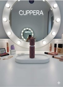 Resim CUPPERA Parıldayan Elmas İşlemeli Mini Doldurulabilir Parfüm Şişesi 10 ML (Mor) 