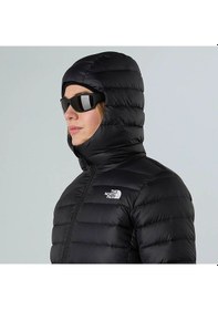 Resim Siyah The North Face Kadın Kaz Tüyü Mont Classıc Down Hooded Jacket Nf0a8d3ejk31 Siyah 
