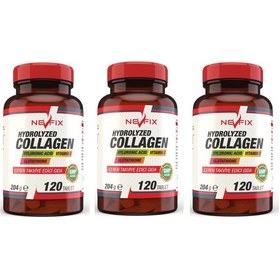Resim Nevfix Collagen ( Kolajen) Hyaluronic Acid 120 Tablet X 3 Kutu 