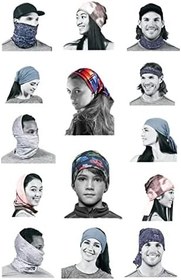 Resim e taktik Multifunctional Flag of Estonia Seamless UV+Face Mask Headband Bandana Do Rag Hairband 