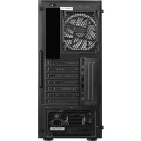 Resim X-Racer Temperli Camlı 600W Psu Bilgisayar Kasası 4X12CM Rgb Fan Mid-Tower Gaming Oyuncu Kasası 