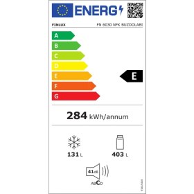 Resim Finlux FN 6030 NFK F Enerji Sınıfı 533 Lt NoFrost Alttan Donduruculu Buzdolabı 