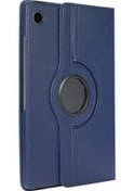 Resim Smody Samsung Galaxy Tab A7 SM-T500 - T505 10.4 360 Dönerli Standlı Kapaklı+ Temperli Cam Ekran Koruyucu + Kalem 