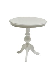 Resim Fiskos Baba ayak Model Parlak Ihlamur ağacı ayak Parlak Beyaz MDF tabla Kutuda sevk EL Yapım 