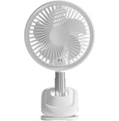 Resim Ambition Masaüstü Klipsli Salınımlı Kafa Vantilatörü Şarj 