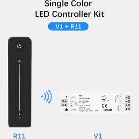 Resim Serfhyff LED Dimmer 12V 5V 24V 36V 8A Pwm Kablosuz Rf Anahtarı 2.4g Parlaklık Ayarı LED Tek Renkli Şeridi Için Uzaktan Kumanda (Yurt Dışından) 