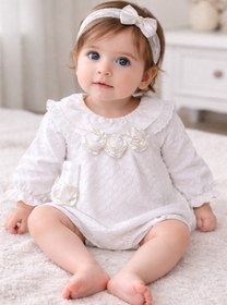 Resim cayzen MİRA KIZ ÇOCUK ELEGANCE ROMPER ( BANDANA ) AKSESUARLI 351 