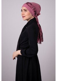 Resim Hürrem Bone Gül Kurusu Pratik Hazır Geçmeli Tesettür Bone Sandy Kumaş Desenli (545491019) Gülkurusu 