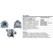 Resim Alternator 12V 185A Fluence Megane 1.6 Dci Lin 504625666 