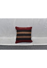 Resim Zehra Abla Halı Yeni El Dokuma Dekoratif Kilim Kırlent Yastık Kılıfı 6471 Çok Renkli 