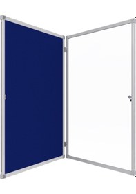 Resim Panda 60 x 85 CM Alüminyum Kilitli Kapaklı Camekanlı İlan Duyuru Pano - pan356 