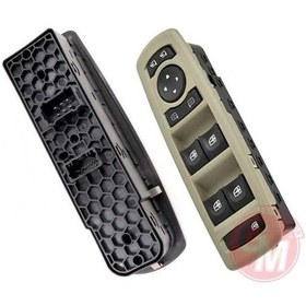 Resim Gua 41417 - Cam Açma Anahtarı Kumanda Grubu Bej Renault Fluence 