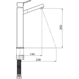 Resim Tulio Set Üstü Lavabo Bataryası Krom Msl135 Gpd 
