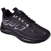 Resim GAMELU Memory Foam Kadın Spor Ayakkabı Sneaker EK-APPLE-Z SİYAH 