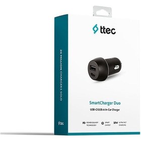Resim Ttec 32w Duo Hızlı Araç Şarj Cihazı 