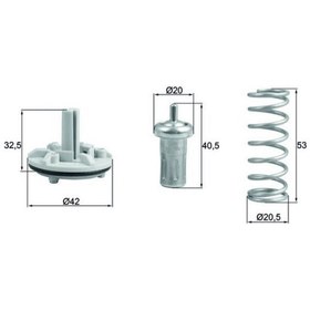 Resim Golf5-jetta-passat 04- Termostat 80 C Bhtx18380d 03c121110l 