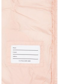 Resim U.S. Polo Assn. Kız Çocuk Açık Pembe Kapitone Şişme Yelek 50313149-VR078 