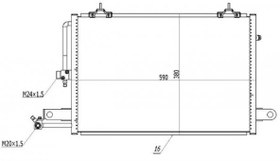 Resim KLIMA RADYATORU KONDANSOR AUDI 100 90- A6 94- OTO/MEK SANZIMAN ORIS CAU641016 KLIMA RADYATORU KONDANSOR AUDI 100 90- A6 94- OTO/MEK SANZIMAN ORIS CAU641016