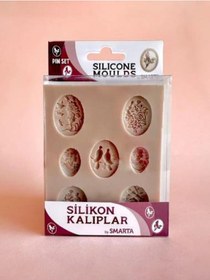 Resim Silikon Kalıp-pin Set Beyaz 