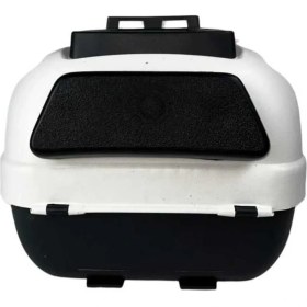 Resim Arwic Motosiklet Arka Çanta Kargo Tipi Sırt Dayamalı 32LT Beyaz 