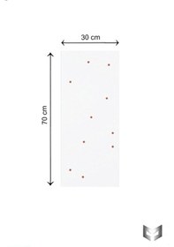 Resim Yiğit Metal Mıknatıslı Pano Beyaz Ofis/çalışma Odası İçin Mıknatıs Hediyeli Metal Magnet Hatıra Panosu 24 x 70 CM 