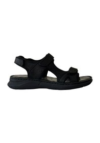 Resim Forelli 40526-g Bruce Siyah Nubuk Erkek Günlük Sandalet Siyah - Nubuk 