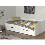 Resim Dekorister Exclusive Young Karyola Beyaz - 90*190 Cm 