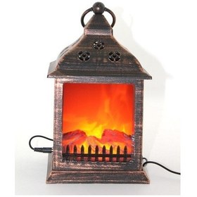 Resim Şömine Ledli Lamba Model 2 