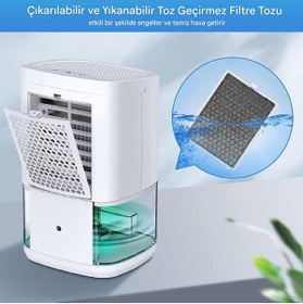Resim ARBIX EZERE H2102 Nem Alma Cihazı 1000ml Banyo-Mutfak-Oda Nem Alma Cihazi BEYAZ Uyumlu 