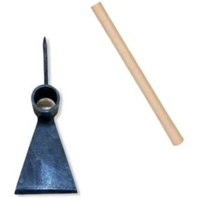 Resim Sürmene Çift Taraflı Baltalı Kazma - Dövme Çelik Saplı 