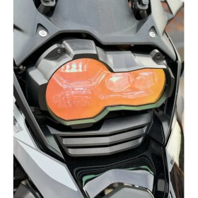 Resim Ammo Guard Far Koruma X-Lıght Mavi Dikroik Lens (Bmw R1200/R1250 Gs/gsa 2013-2024 Uyumlu) 